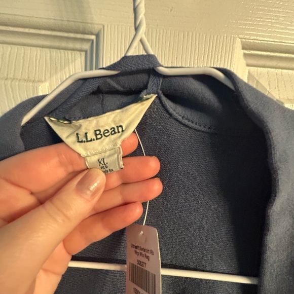 Women’s XL L.L. Bean New with Tags, Bathrobe, light blue - Picture 4 of 6